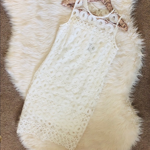 Just...Taylor Dresses & Skirts - White eyelet dress